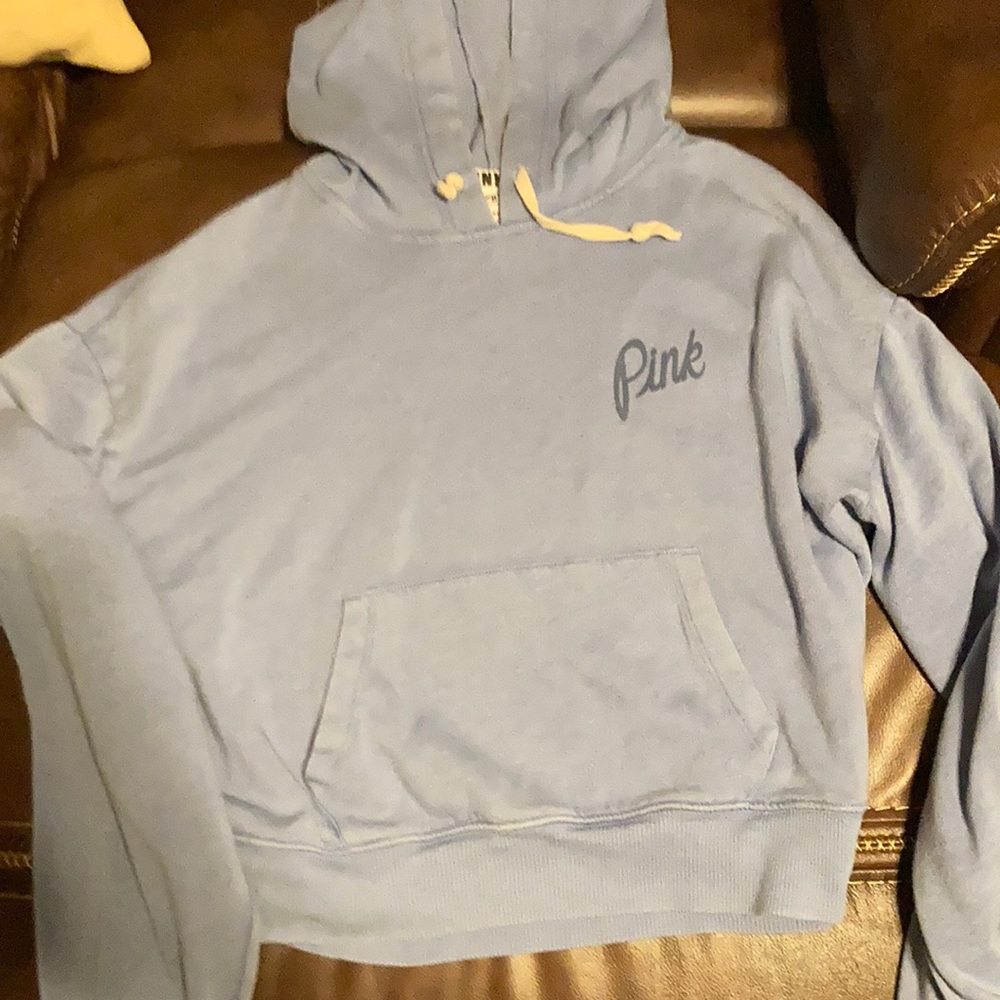 PINK cropped sweatshirt